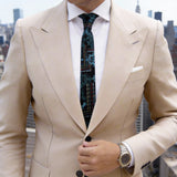 Black with Teal Paisley Necktie