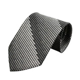 Black White Geometric Necktie