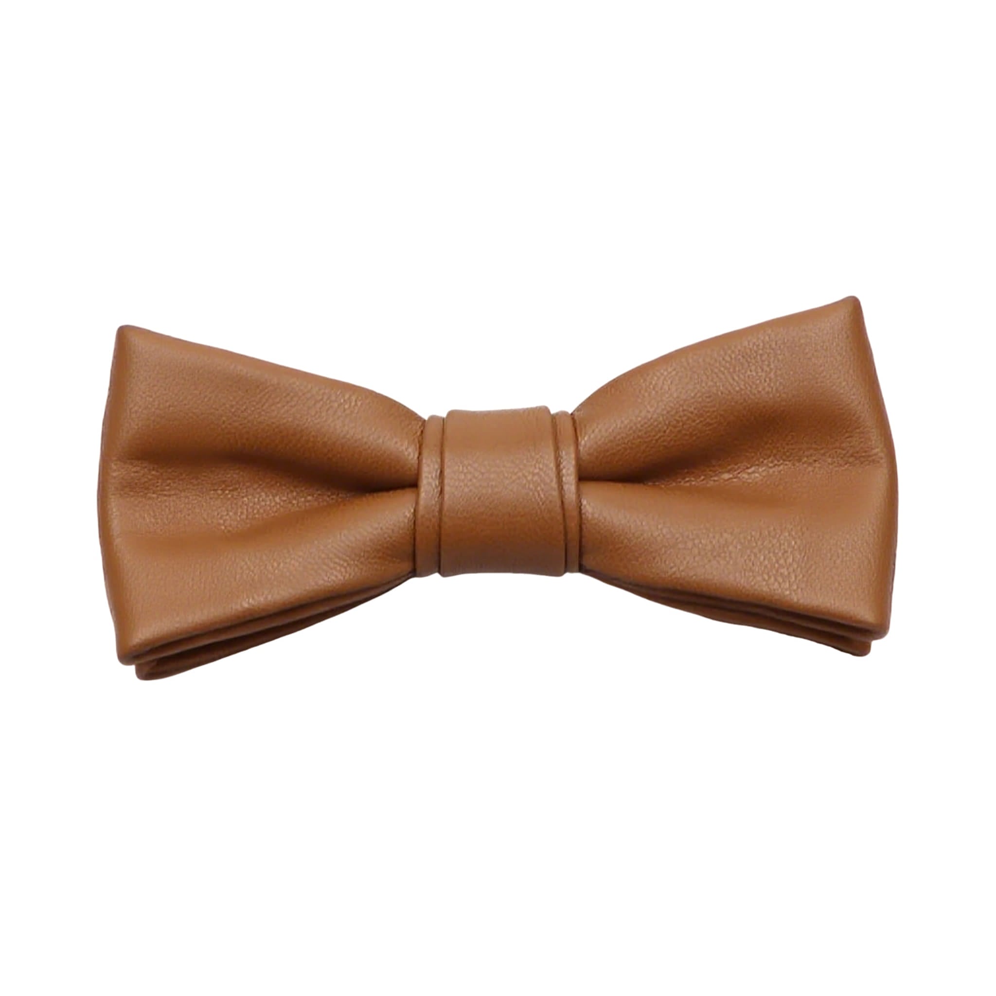 Brown Brown Solid Bowtie