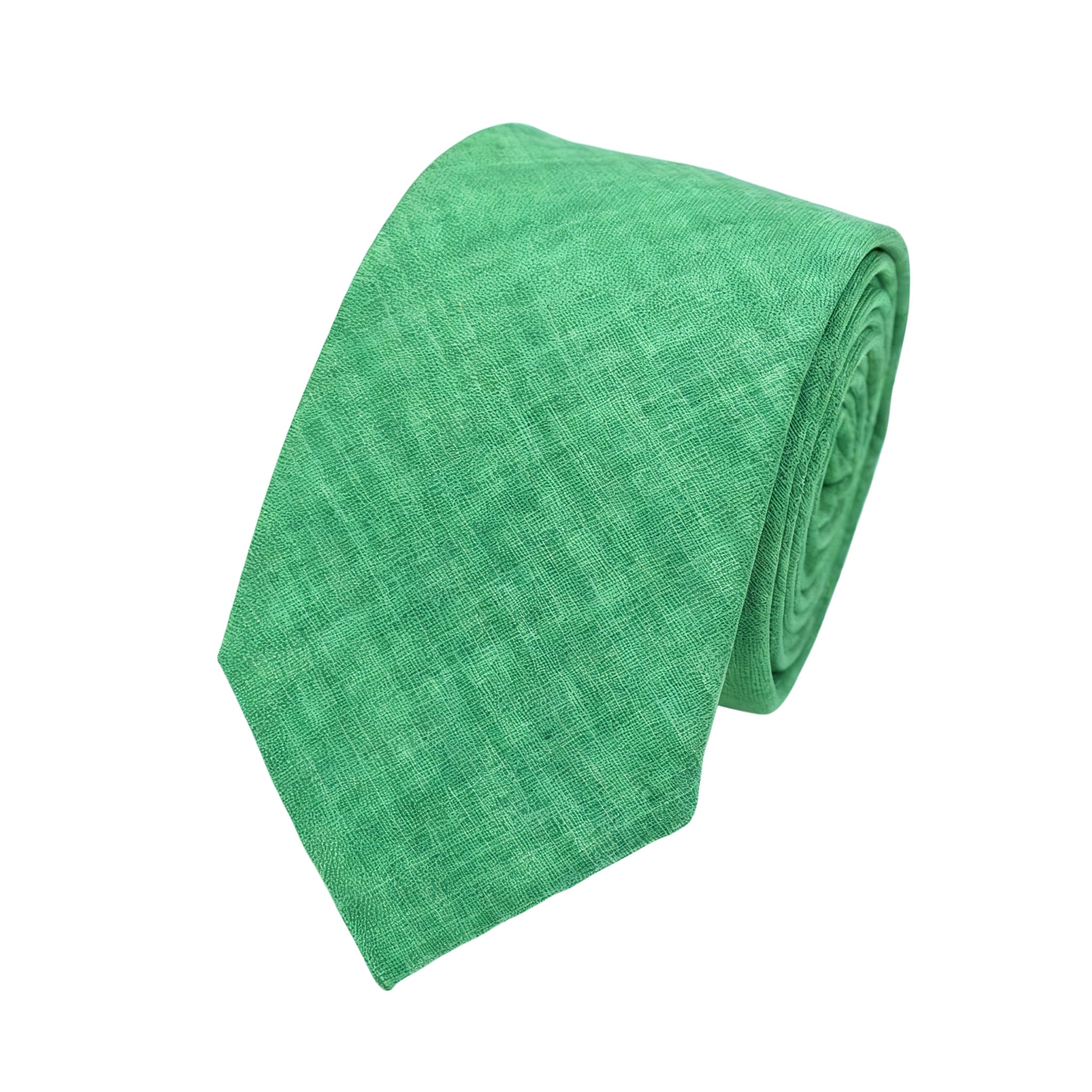 Green Grey Textured Necktie