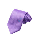 Purple Purple Striped Necktie