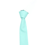Aqua Solid Necktie