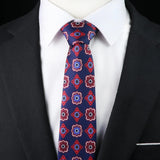 ZONFAZ Novelty Polka Dot Paisley Silk Tie