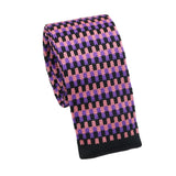 Black Pink Dotted Necktie