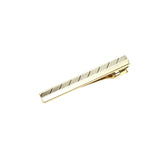 Gold Patterned Tie Bar