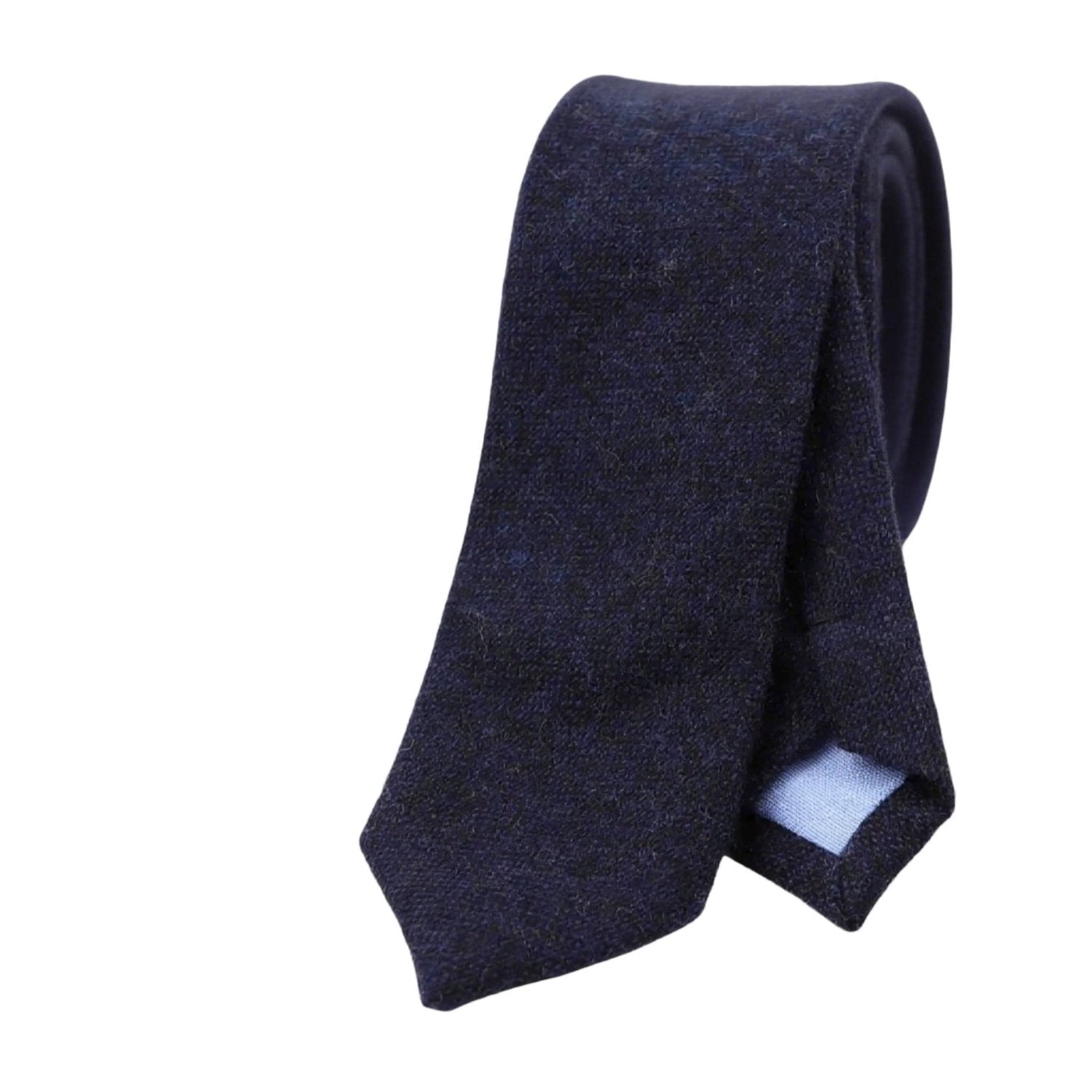 Dark Blue with Textured Pattern Necktie