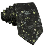 Purple Pink Floral Necktie