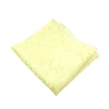 Lime Green Floral Pocket Square