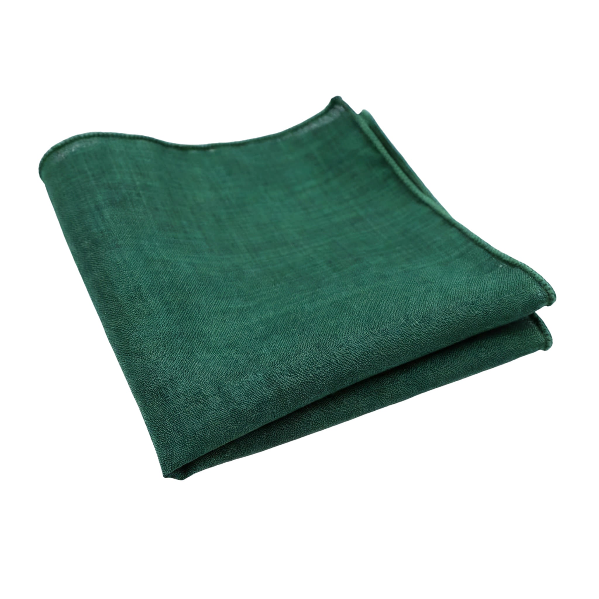 Green Solid Pocket Square