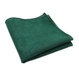 Green Solid Pocket Square