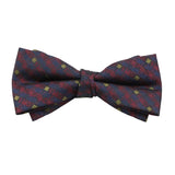 Red Olive Plaid Bowtie