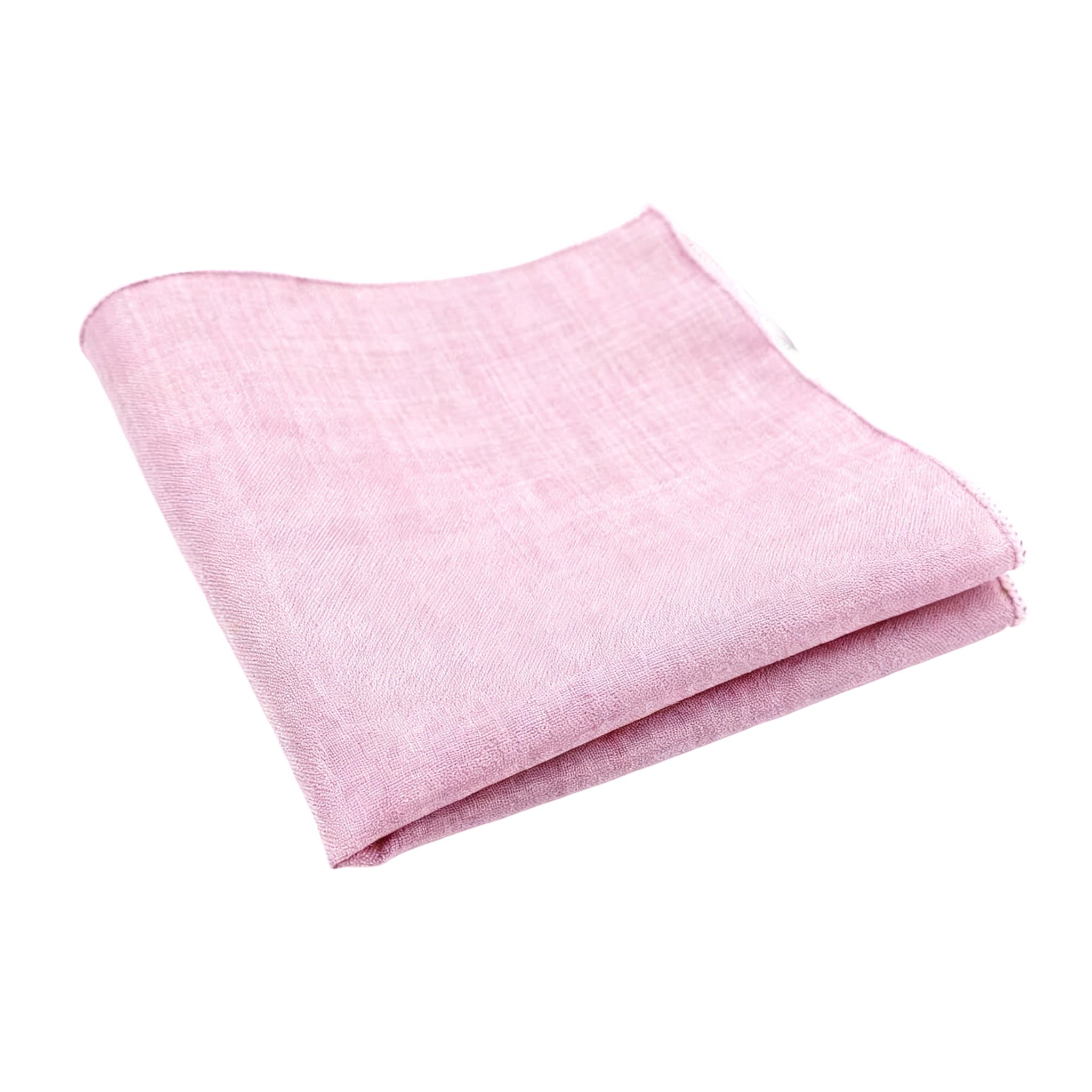 Rose Pink Solid Pocket Square