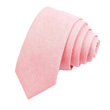 Pink Solid Necktie