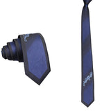 Black Blue Paisley Necktie