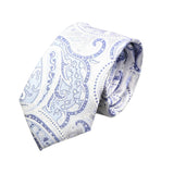 Black Purple Paisley Necktie
