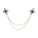 Gold Black Chain Accessorie