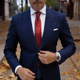 Red With Black Dots Necktie