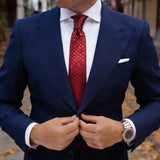 Red With Black Dots Necktie