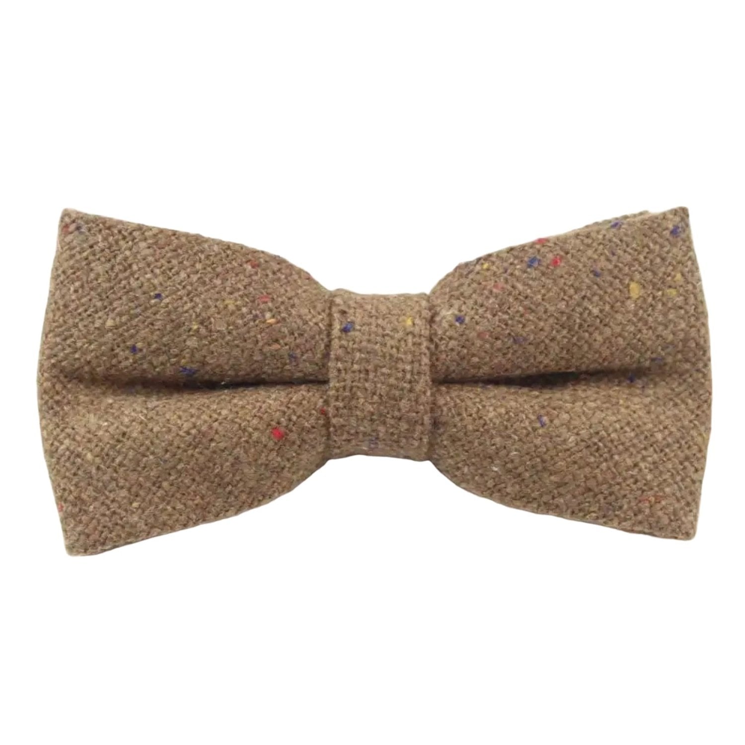 Brown With Multicolor Speckled Bowtie