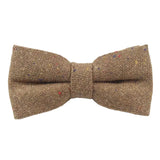 Beige Speckled Bow Tie
