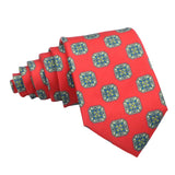 Red Blue Geometric Necktie