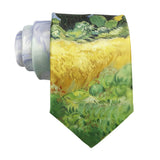 Green Yellow Landscape Necktie