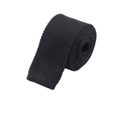 Black Knitted Necktie
