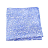 Brown Gray Paisley Pocket Square