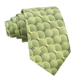 Green Yellow Geometric Necktie