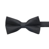 Black Solid Bowtie