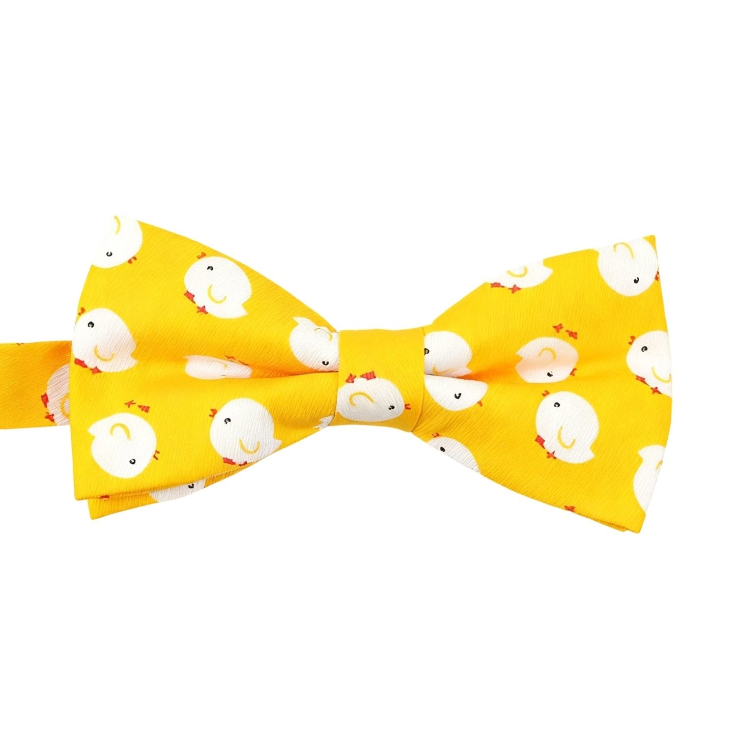 Yellow With White Cartoon Bird Bowtie