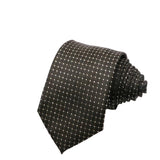 Black White Geometric Necktie