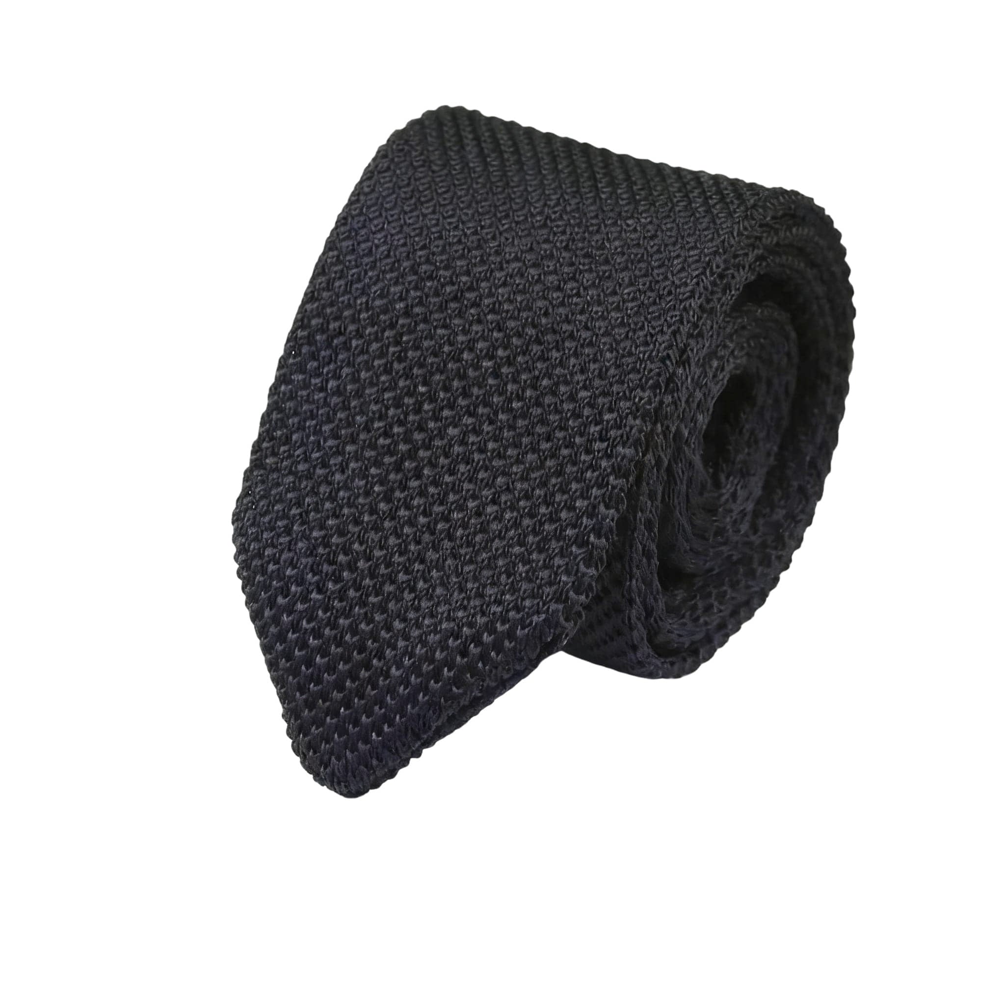 Black Knitted Tie