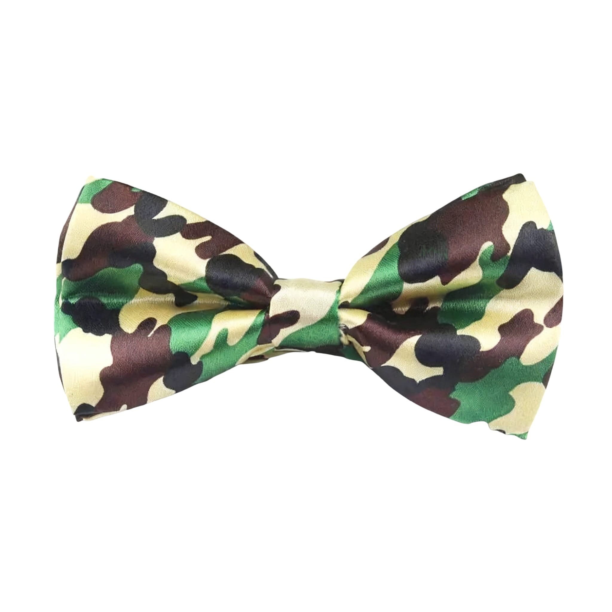 White Black Mustache Bowtie