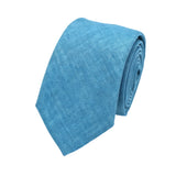 Teal Black Textured Necktie