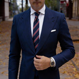 Black With Yellow Beer Necktie