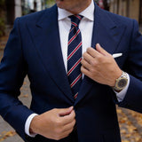 Black With Yellow Beer Necktie