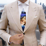 Blue With Blue Girl Car Necktie