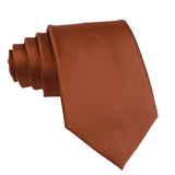 Brown Solid Necktie