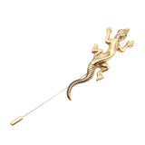 Gold Gold Mask Lapel Pin