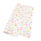 White Pink Underwear Pocket Square