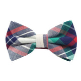 Multicolor Plaid Bow Tie
