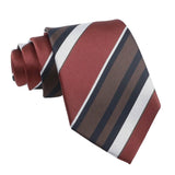 Red White Striped Necktie