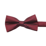 Burgundy Solid Bowtie
