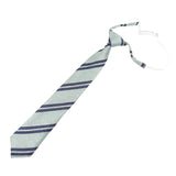 Sea Green Navy Striped Necktie