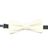 Cream Solid Bowtie