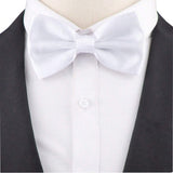 ZONFAZ Silk Solid Color Bowtie for Men Classical Formal Casual Wedding Business Bow Tie