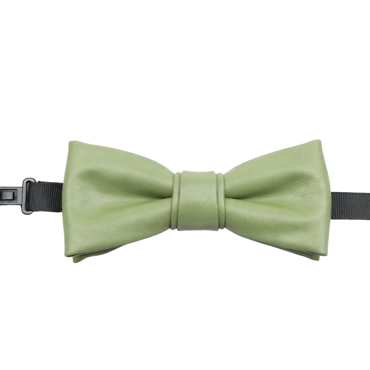 Silver With Silver Solid Bowtie