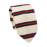 Off-White Red Striped Necktie