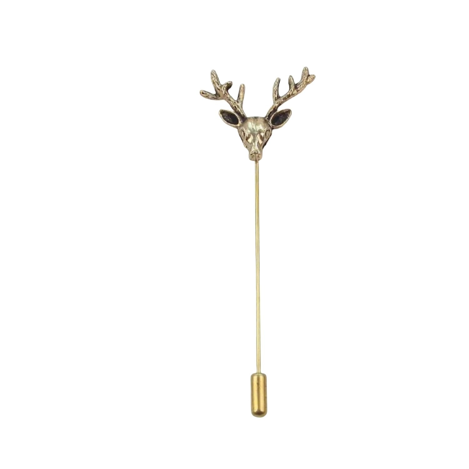Bronze Gold Deer Lapel Pin